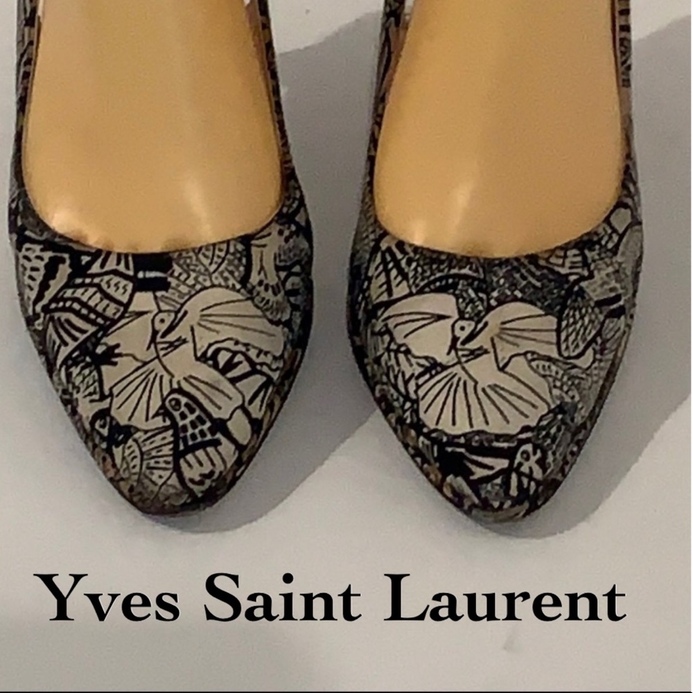 Authentic YSL Yves Saint Laurent vintage heels 6.5